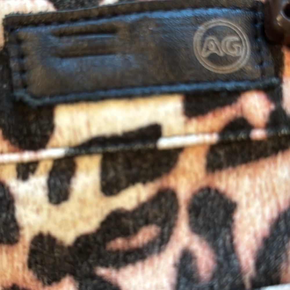 AG Adriano Goldschmed The Farrah Leopard Hi-Rise Skinny Ankle Jeans Size 30 - Picture 12 of 15